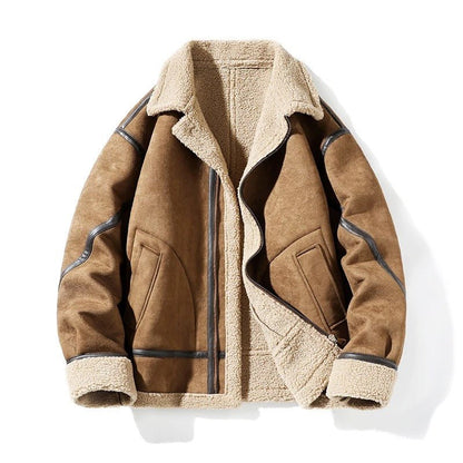 Men's Shearling Aviator Jacket - Harren Cole