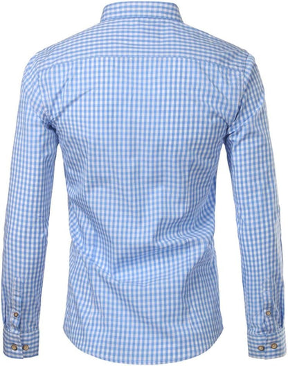 Men’s Short Sleeve Checkered Shirt - Harren Cole