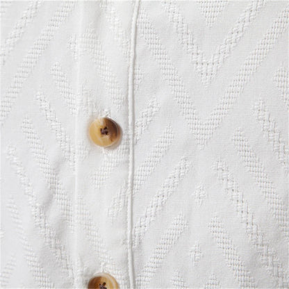 Men's Stylish Stand - Up Collar Shirt - Harren Cole