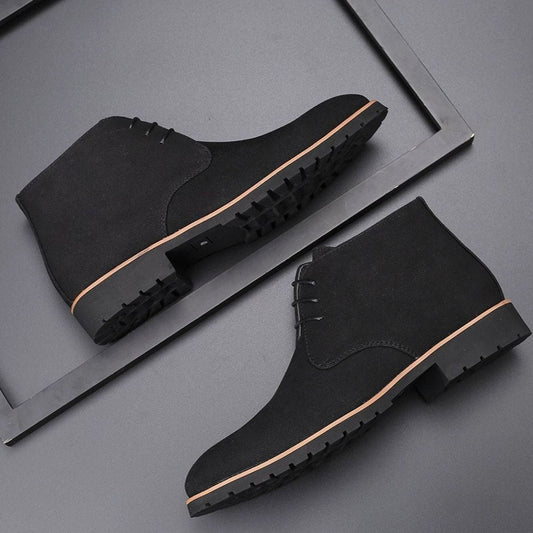 Men's Suede Chukka Ankle Boots - Harren Cole