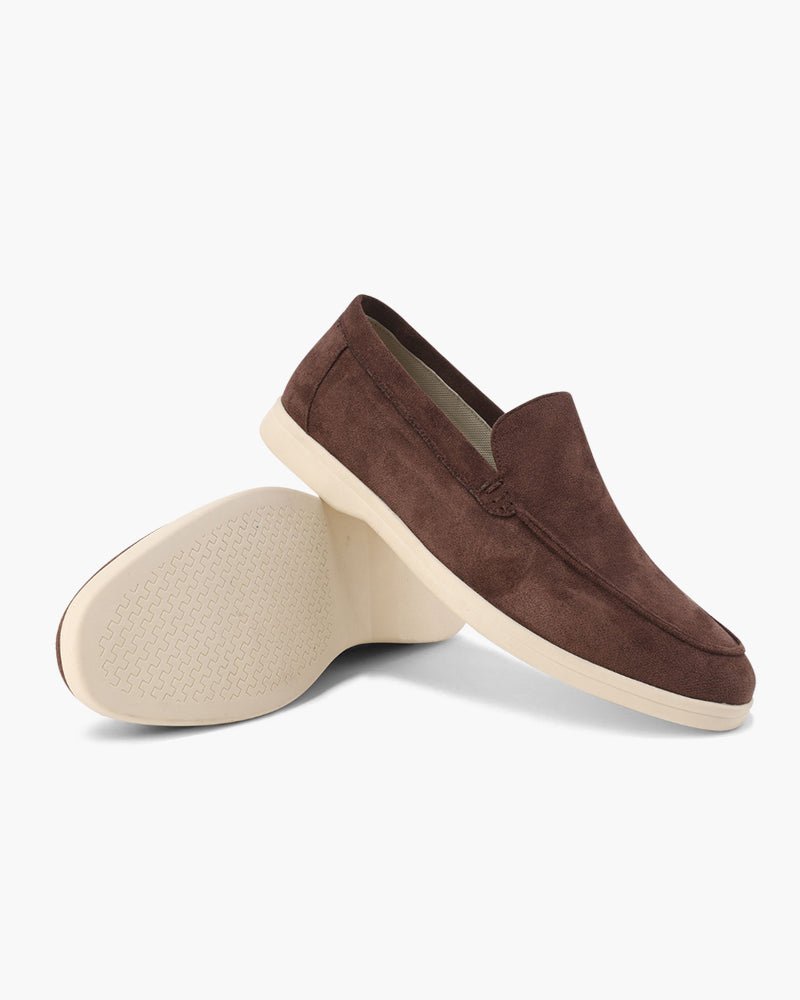 Men's Suede Loafers Slip - On Business Shoes - Harren Cole
