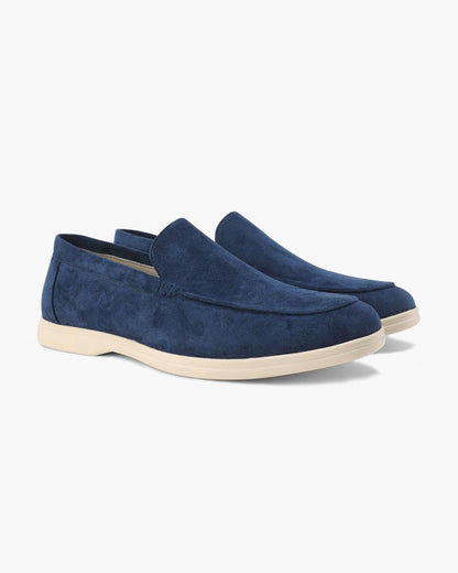 Men's Suede Loafers Slip - On Business Shoes - Harren Cole