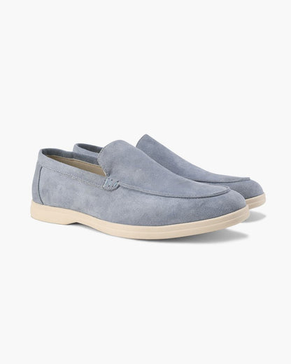 Men's Suede Loafers Slip - On Business Shoes - Harren Cole