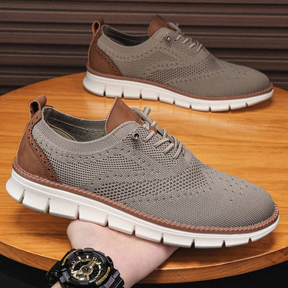 Orthopedic Breathable Mesh Oxford Sneakers - Harren Cole
