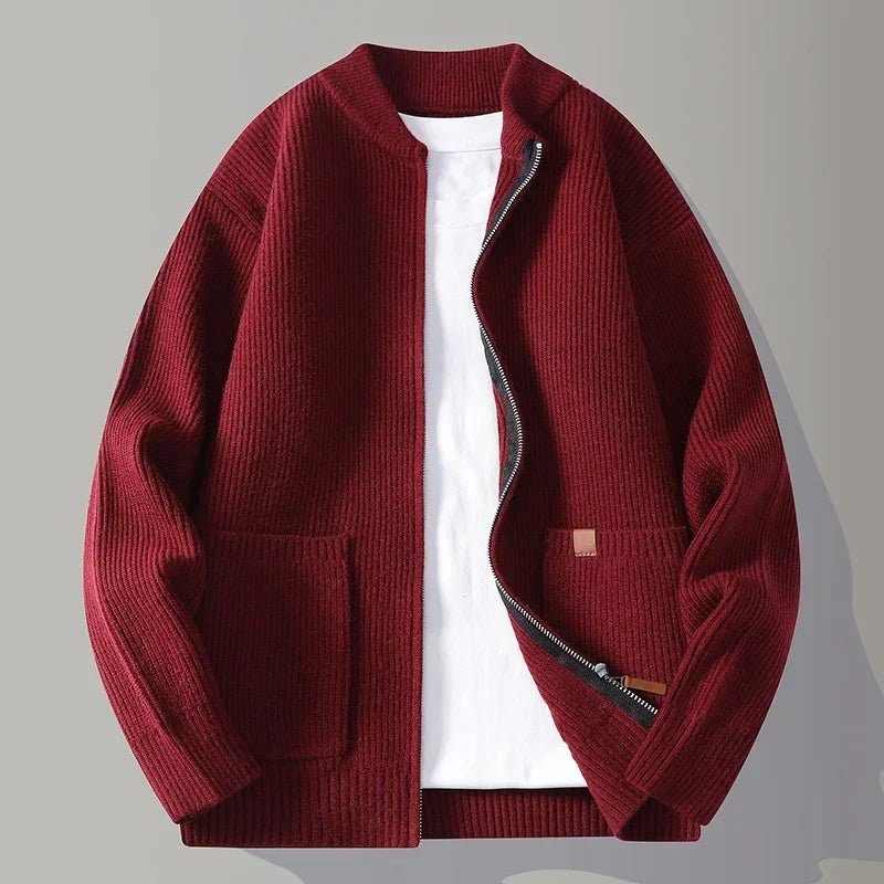Ribbed Oversized Open Front Cardigan - Harren Cole