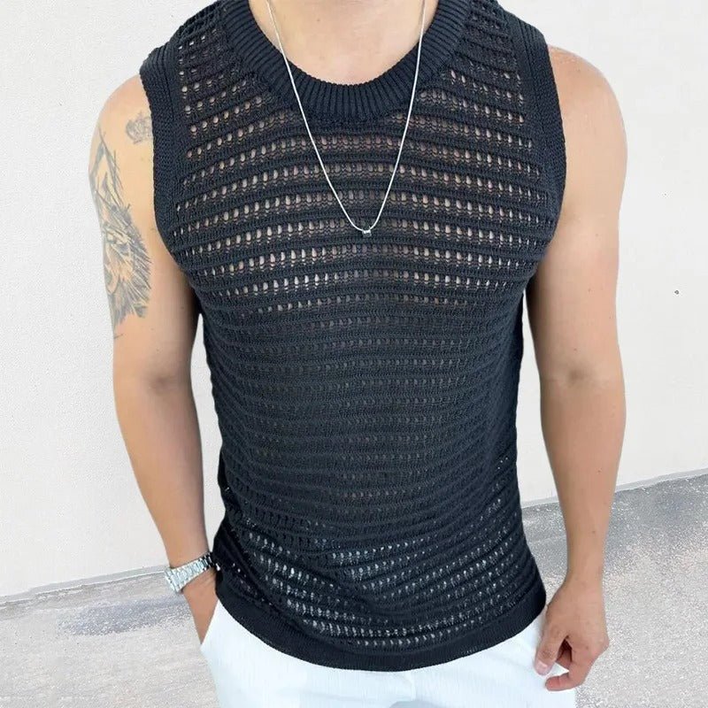 Sleeveless Mesh Top for Summer Women - Harren Cole