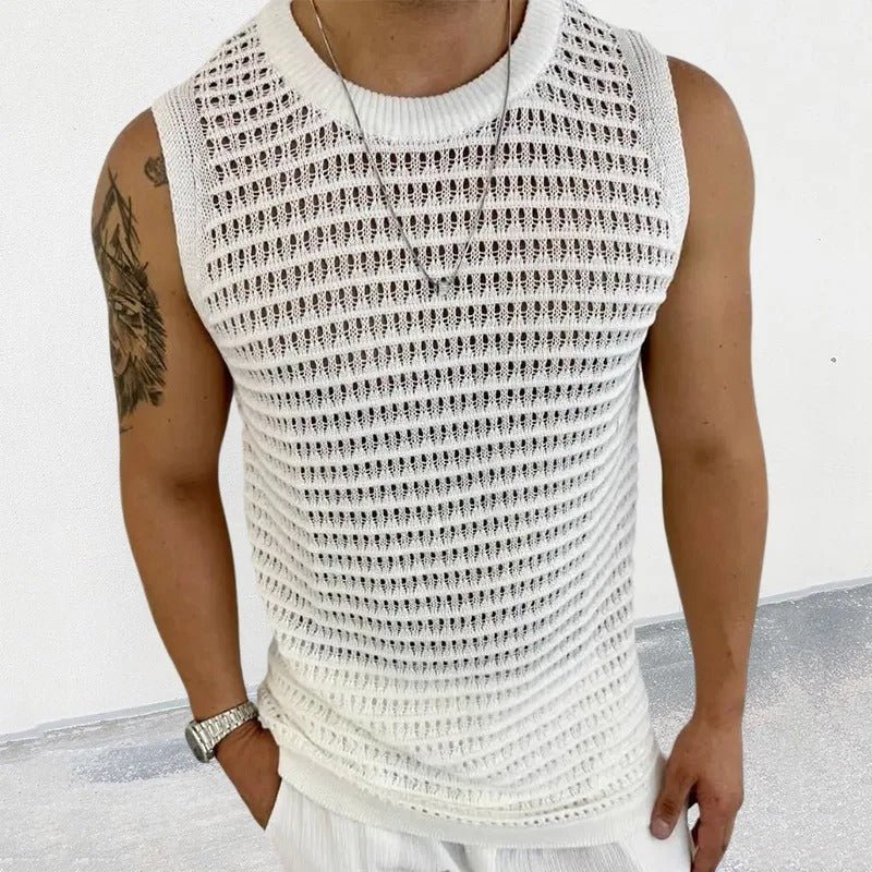 Sleeveless Mesh Top for Summer Women - Harren Cole