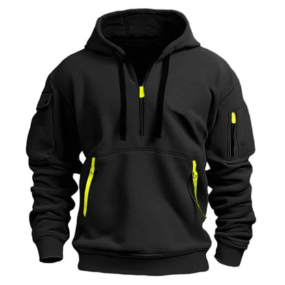 Sporty Zip Hoodie with Pockets - Harren Cole