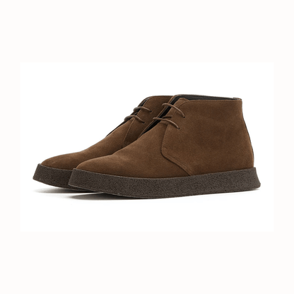 Suede Desert Boots with Crepe Sole for Men - Harren Cole