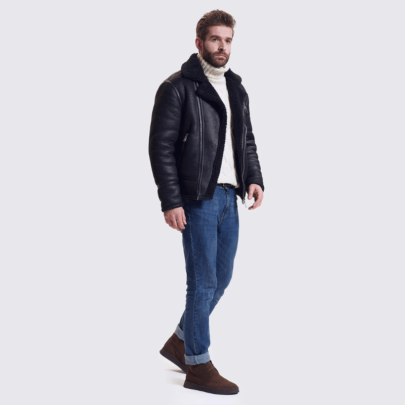 Suede Desert Boots with Crepe Sole for Men - Harren Cole