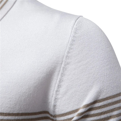 Vintage Knit Polo Shirt for Men - Harren Cole