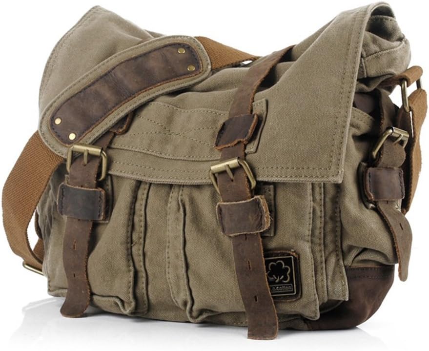Vintage Leather Messenger Bag - Harren Cole