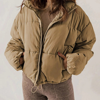 Warm Quilted Puffer Jacket - Harren Cole