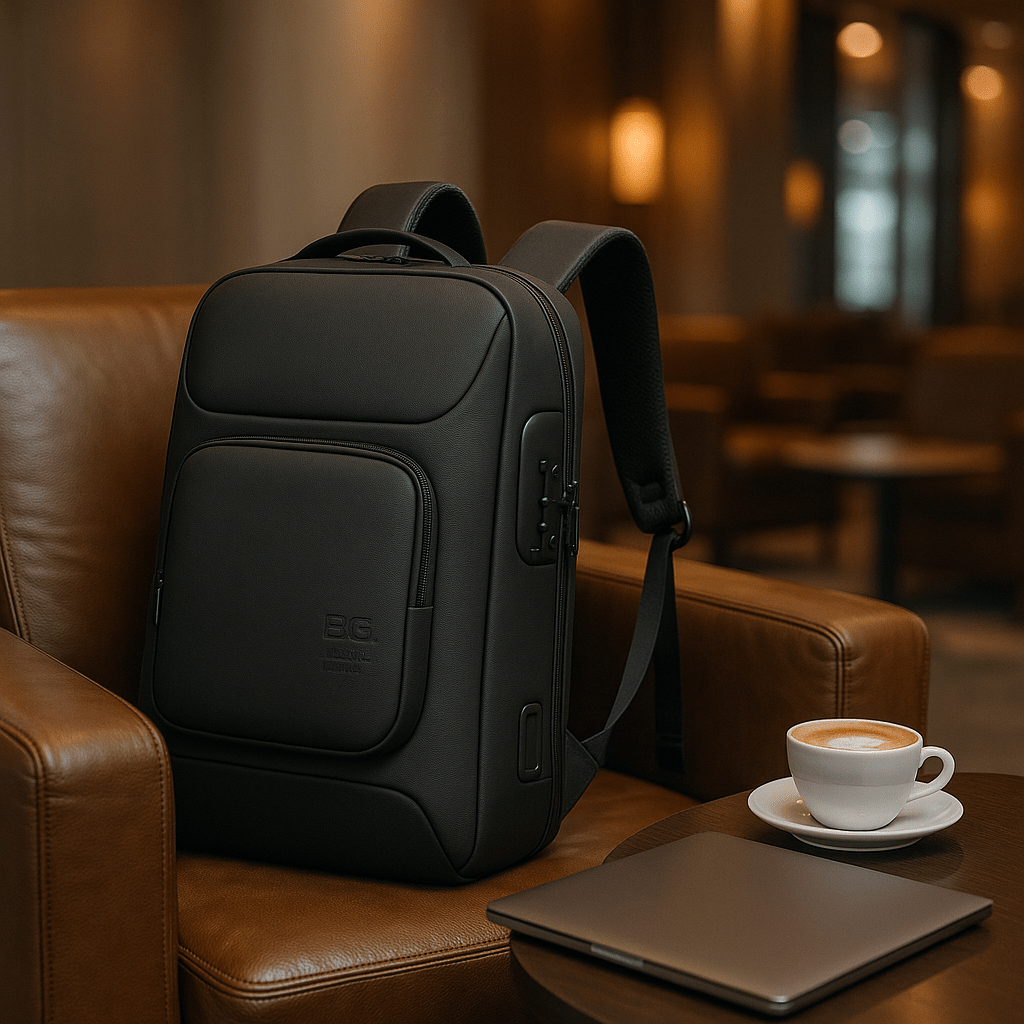 Waterproof Anti - Theft Backpack with USB Charging Port - Harren Cole