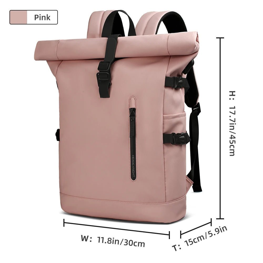 Waterproof Roll - Top Backpack - Harren Cole